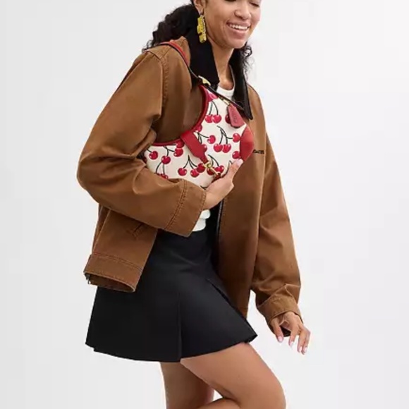 Authentic Hamptons Hobo Bag With Cherry Print - Picture 5 of 5